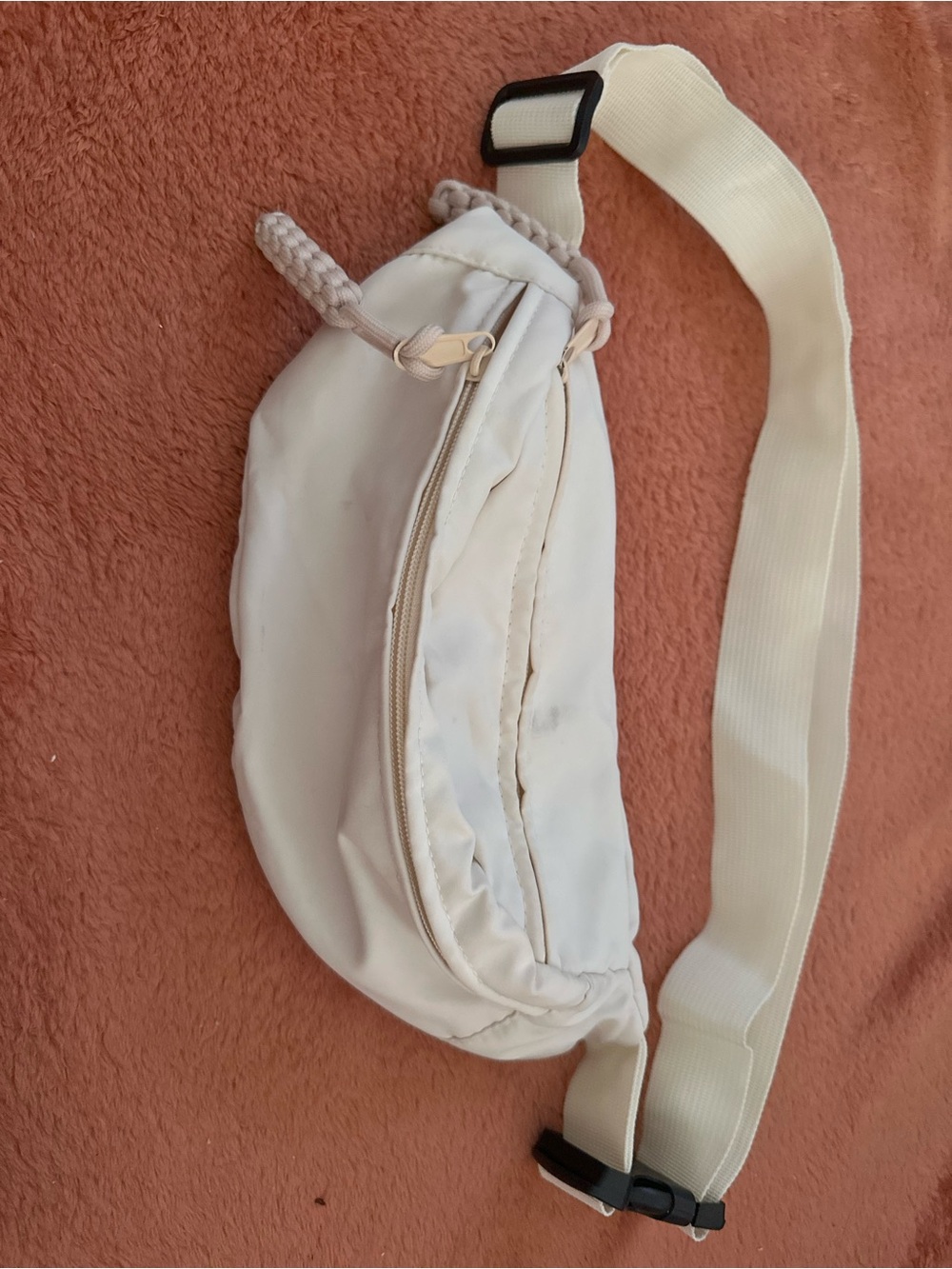 SHEIN Cream Crossbody Belt Bag